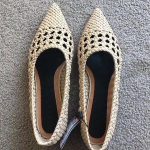 Zara Woven Flats NWT